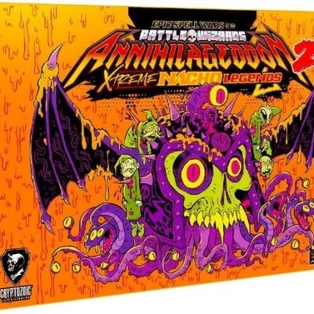 Annihilageddon Xtreme Nacho Legends Video Game - Orange & Purple
